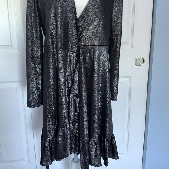 CeCe Bohemian Lux dress: Size Small. Rich black color. - Picture 12 of 17
